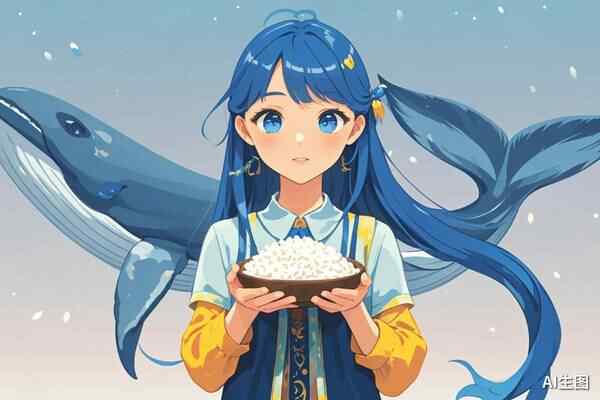 DeepSeek裡長出了個“鯨魚娘”