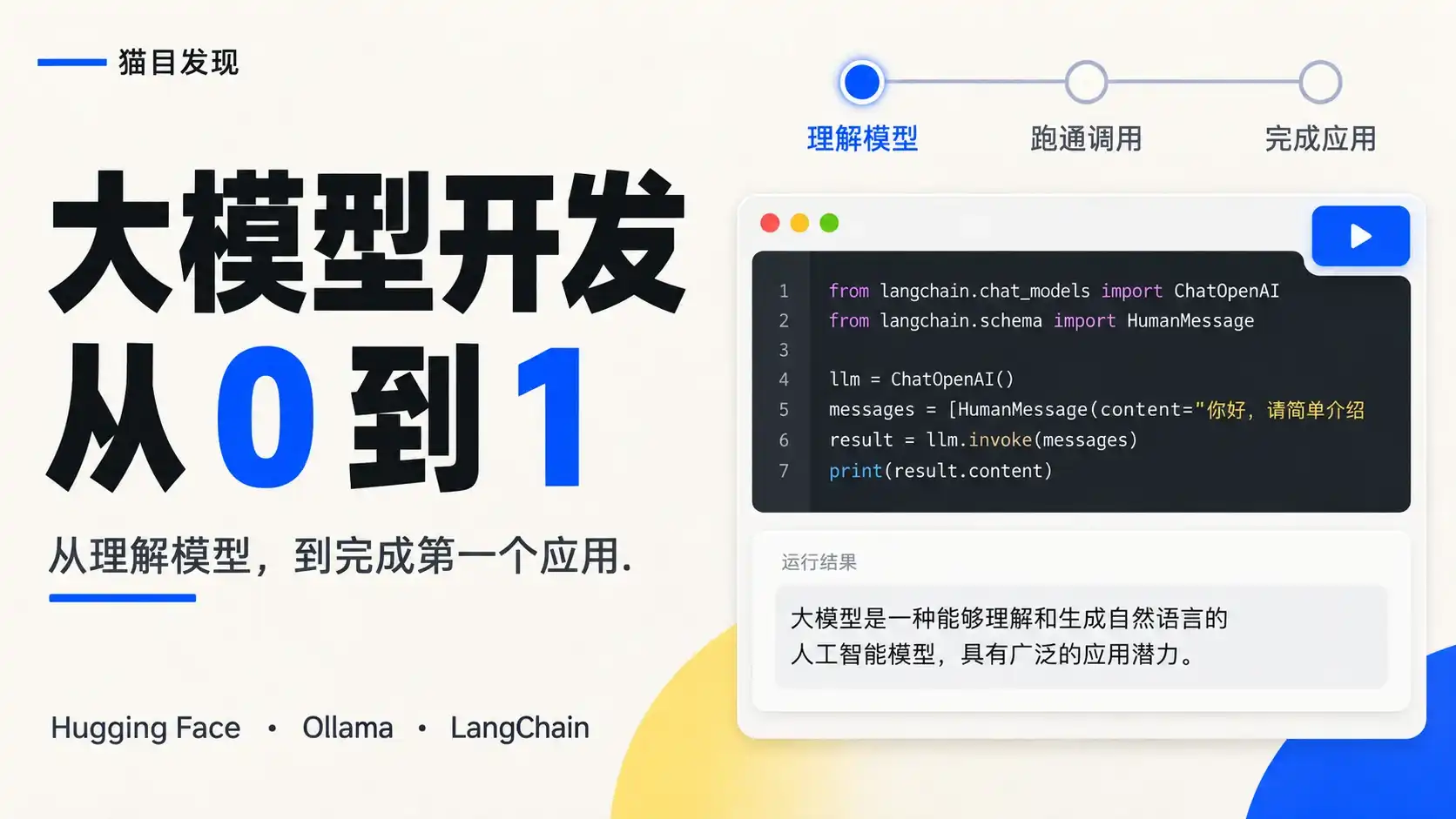 大模型开发入门:用结构化摘要和只读工具完成第一个应用