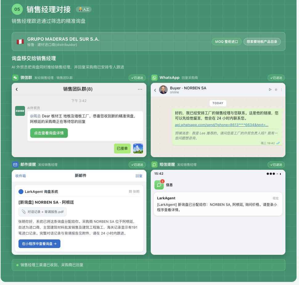 百雀智能的销售经理交接与通知演示